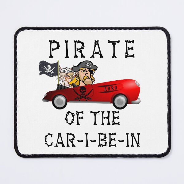 Item preview, Pirate of the Car-I-Be-In With My Pirate Cat Arrr designed and sold by KeysTreasures.