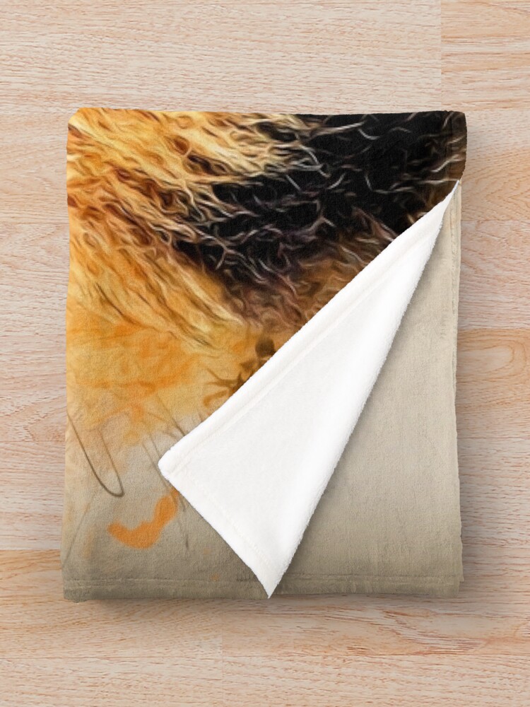 Alternate view of Liquid Lion Throw Blanket