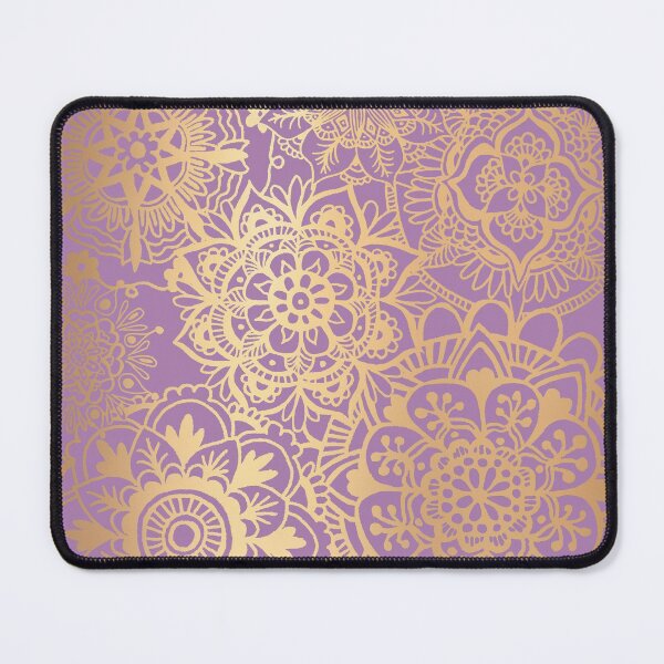 Item preview, Light Purple and Gold Mandala Pattern designed and sold by Julie Erin Designs.