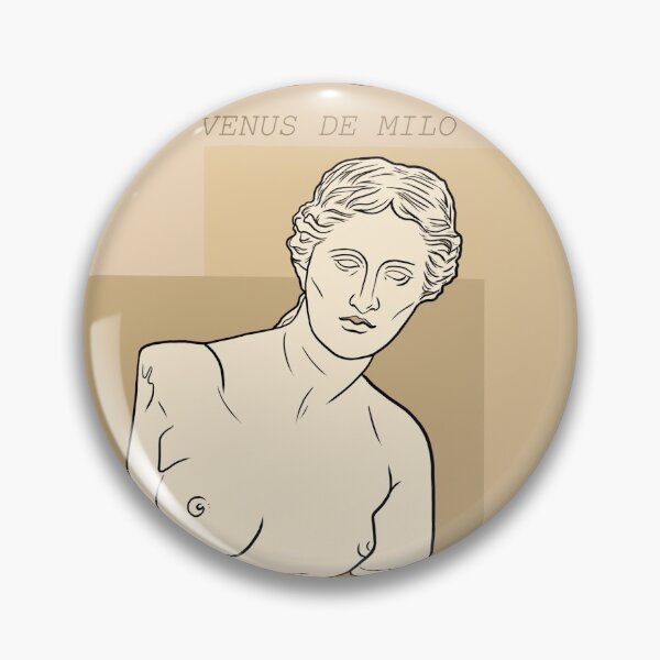 Item preview, Venus de Milo Romanesque goddess marble statue (Aphrodite) abstract design designed and sold by Munaalunaa.