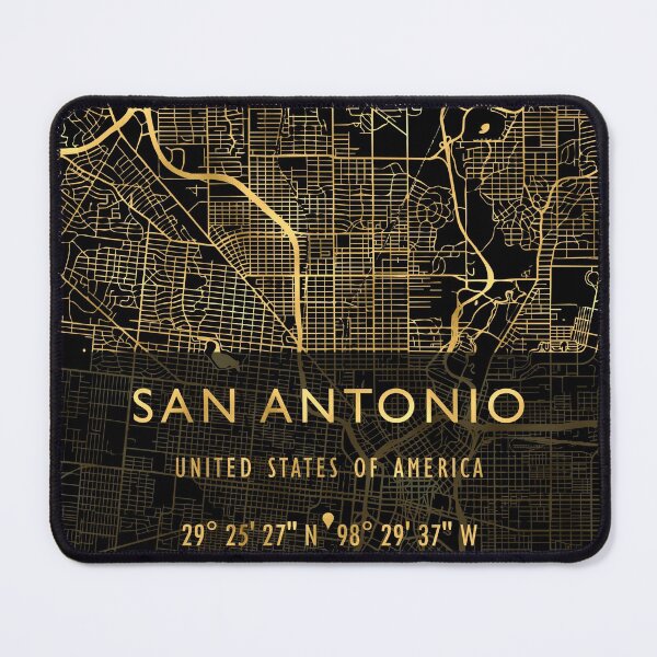 Item preview, SAN ANTONIO MAP USA designed and sold by hatimelhag.
