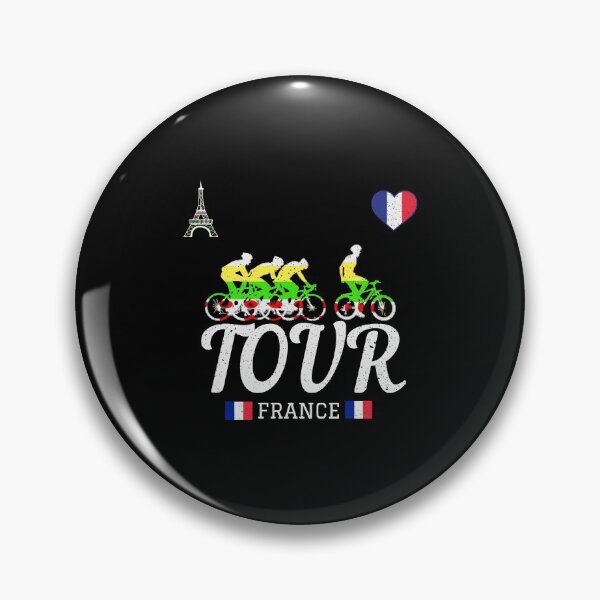 Item preview, Tour France T-Shirt Eiffel Tower French Flag Bicycle Racing designed and sold by urlanne.