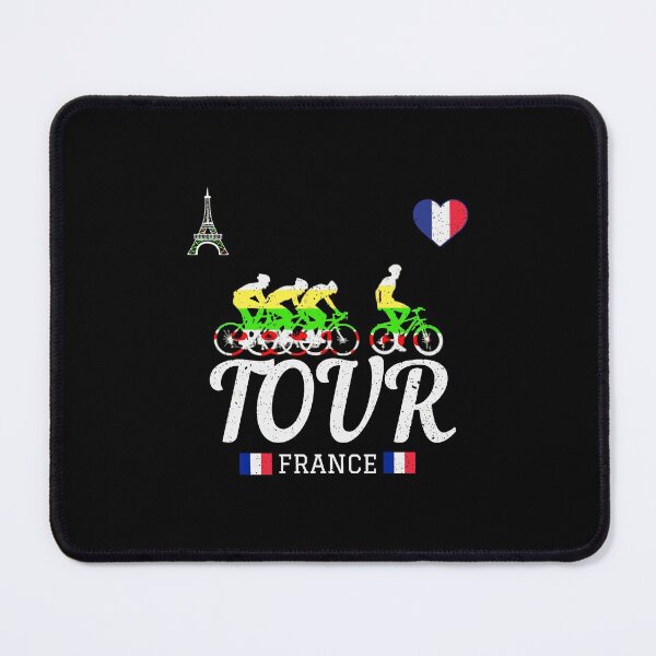 Item preview, Tour France T-Shirt Eiffel Tower French Flag Bicycle Racing designed and sold by urlanne.