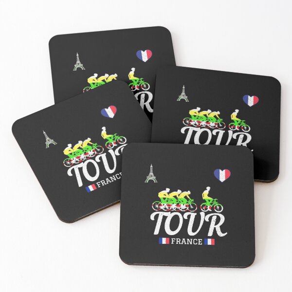 Item preview, Tour France T-Shirt Eiffel Tower French Flag Bicycle Racing designed and sold by urlanne.