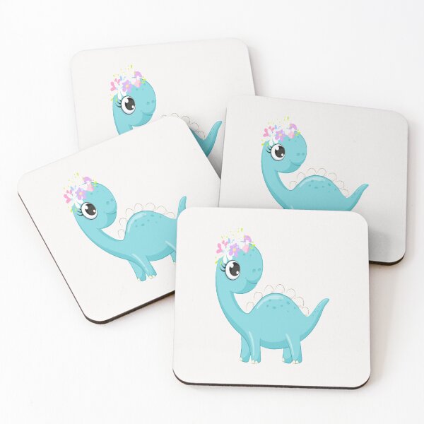 Item preview, Cool riddles Cute girl dinosaur with flowers for kids sticker and classic T-SHIRT  designed and sold by angel1818.