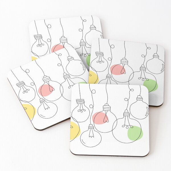 Item preview, doodle light bulbs designed and sold by Wingshub.