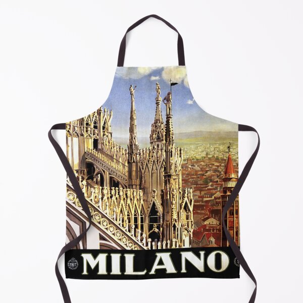 Item preview, Vintage Milan Travel Advertisement - Milano Art Reproduction designed and sold by molamode.