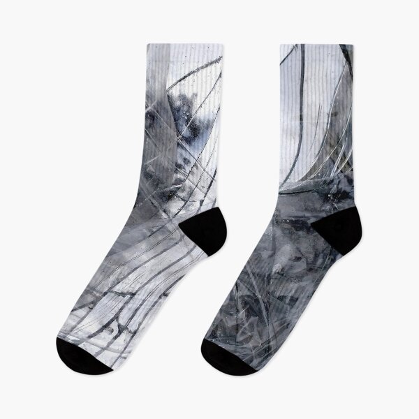 Item preview, Abstract Mirrored Ghost, black and white designed and sold by Anna Lemos.