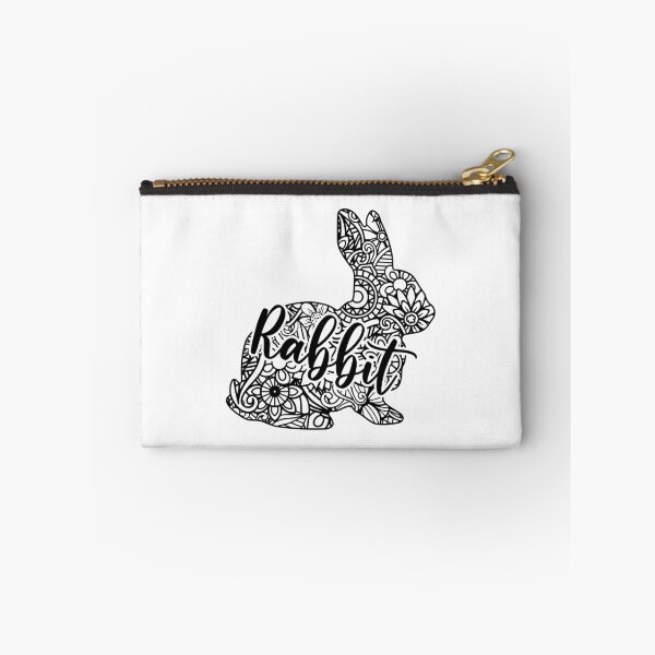 Item preview, Black Mandala Rabbit designed and sold by PolishedPin.