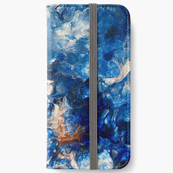 Crashing Universe Waves iPhone Wallet