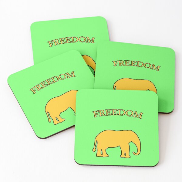Item preview, Elephant Freedom Yellow  designed and sold by Jozef Bloks.