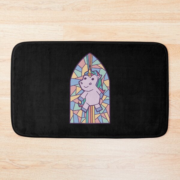 Item preview, Unicorn Church Window Catholic figure Stained Glass designed and sold by NeXore.
