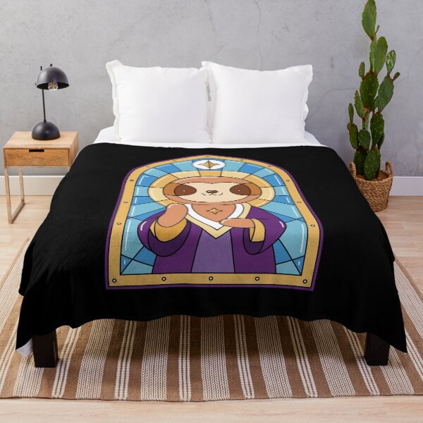 Item preview, Sloth Church Window Catholic figure Stained Glass designed and sold by NeXore.