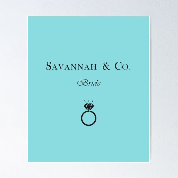 SHOP Tiffany & Co PT, Rodeo Drive Wall Art Print or Poster