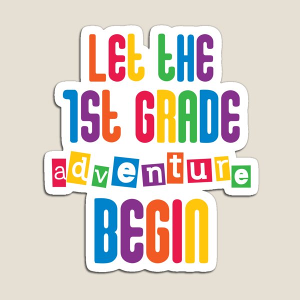 Item preview, let the 1st grade adventure begin designed and sold by coatstar.