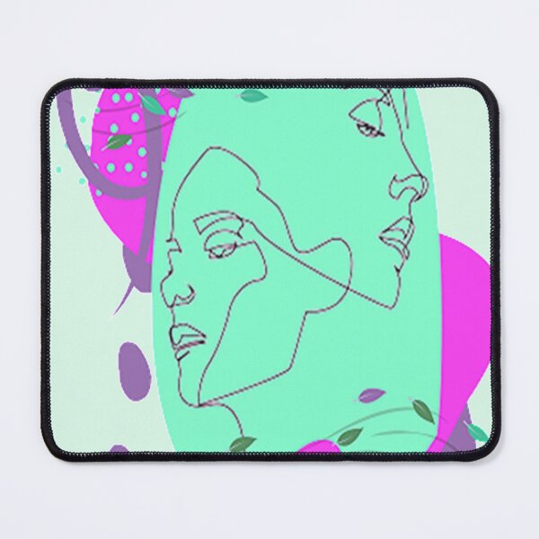 Item preview, Minimalist Linear Abstract Faces and Shapes, NR 3, Abstract Linear Design, Trippy Psychedelic Arte Abstracto designed and sold by Adri Barnard.