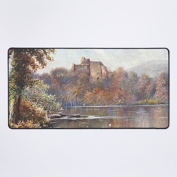 Item preview, Vintage Illustration of Glengarry Castle, Loch Oich designed and sold by yourscotland.
