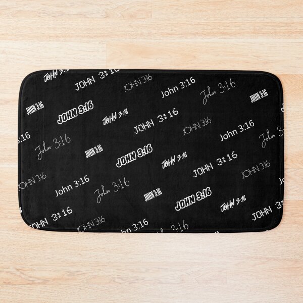 Item preview, John 3:16 Bible Scripture Random Text (White|Black) designed and sold by hyproinc.