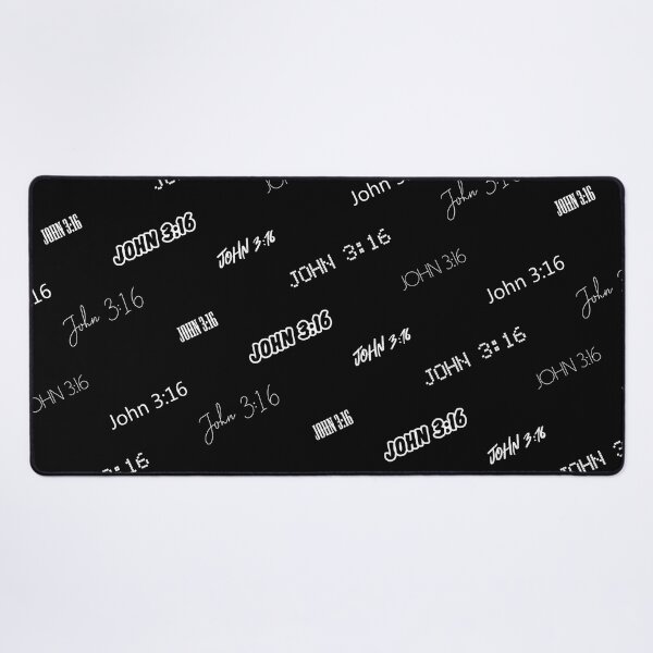 Item preview, John 3:16 Bible Scripture Random Text (White|Black) designed and sold by hyproinc.