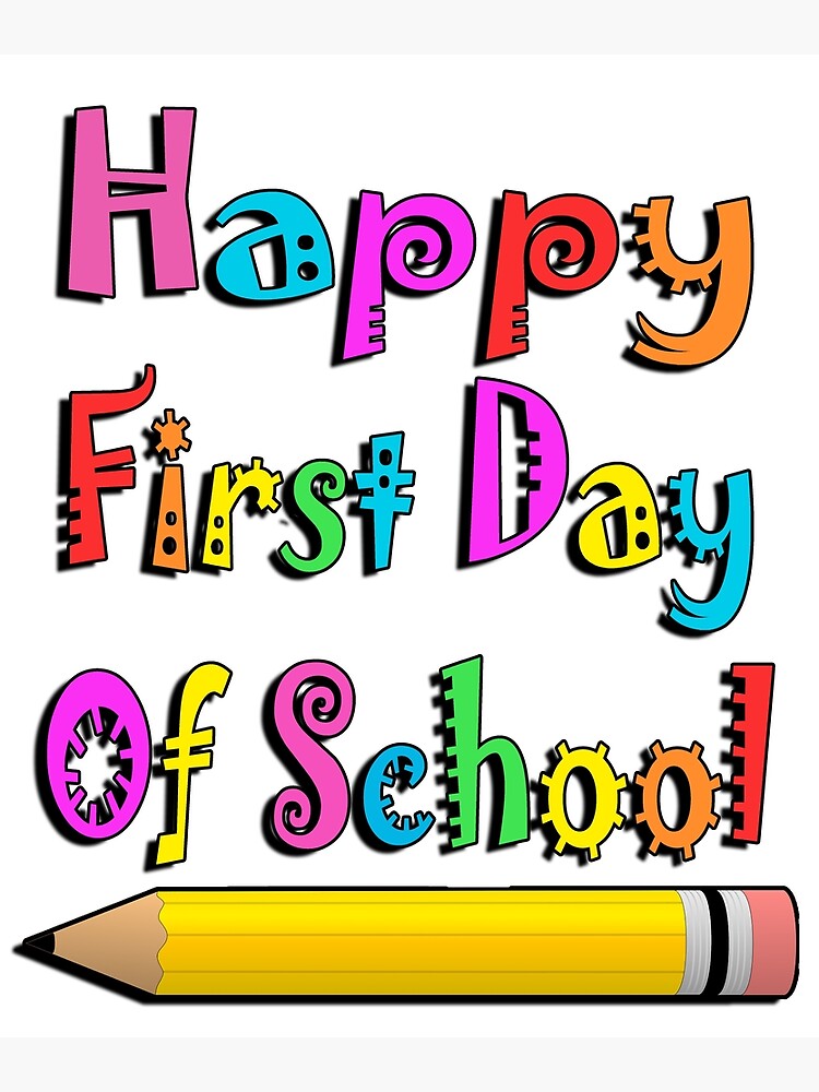 "Happy First Day Of School 2021 2022" Poster for Sale by Funnygift