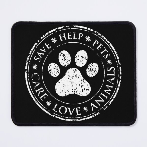 Item preview, Dog Paw Sign Icon Pets Symbol Dirty Textured Whie designed and sold by WearWolfDesigns.