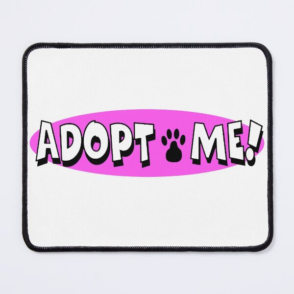 Item preview, Adopt Me! with Paw Print Black + Pink designed and sold by WearWolfDesigns.