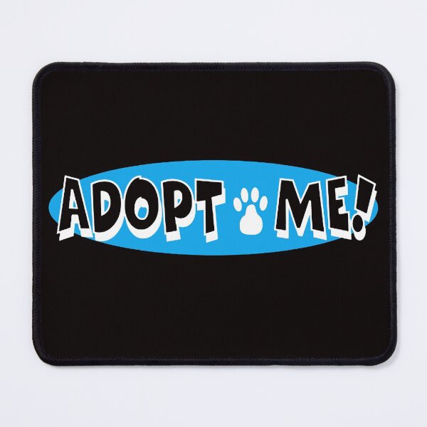 Item preview, Adopt Me! with Paw Print White + Blue designed and sold by WearWolfDesigns.