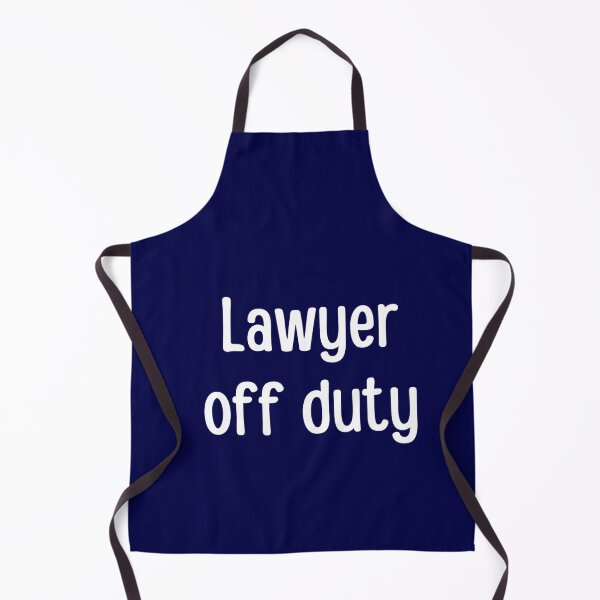 Item preview, Lawyer off duty - funny lawyer gift (white/grey) designed and sold by PickaSticka.