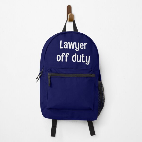 Item preview, Lawyer off duty - funny lawyer gift (white/grey) designed and sold by PickaSticka.
