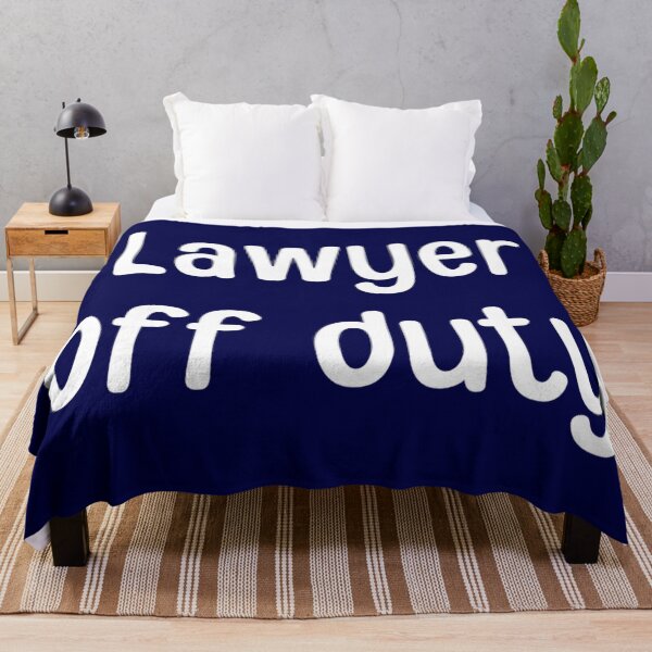 Item preview, Lawyer off duty - funny lawyer gift (white/grey) designed and sold by PickaSticka.