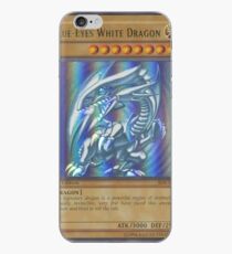 Blue-eyes white dragon iPhone Case