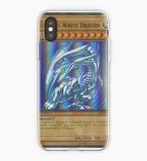 Blue-eyes white dragon iPhone Case