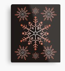 Snowflakes Metal Print