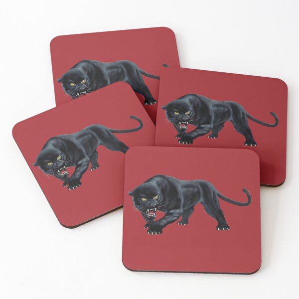 Item preview, A Painted Snarling Black Panther With Claws designed and sold by Phantasmal-2-do.