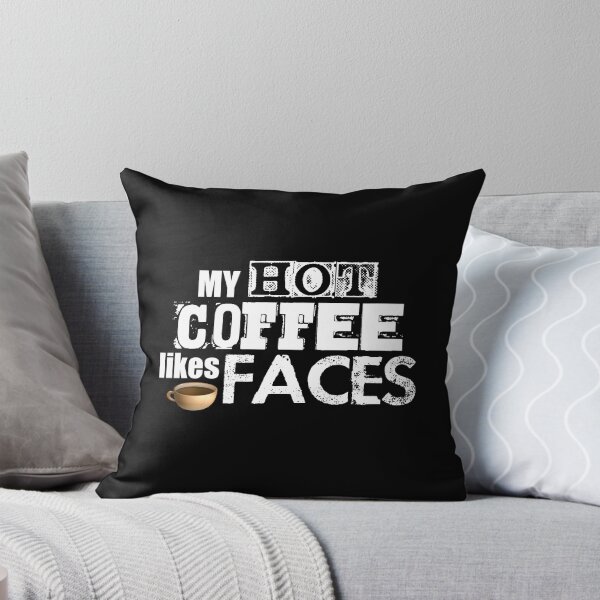 Item preview, my hot coffee likes faces designed and sold by smARTwork.
