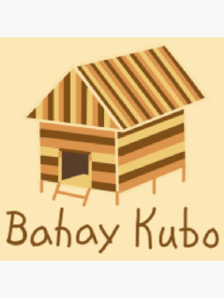 Sticker « Logo Bahay Kubo », par Tabitabipo | Redbubble