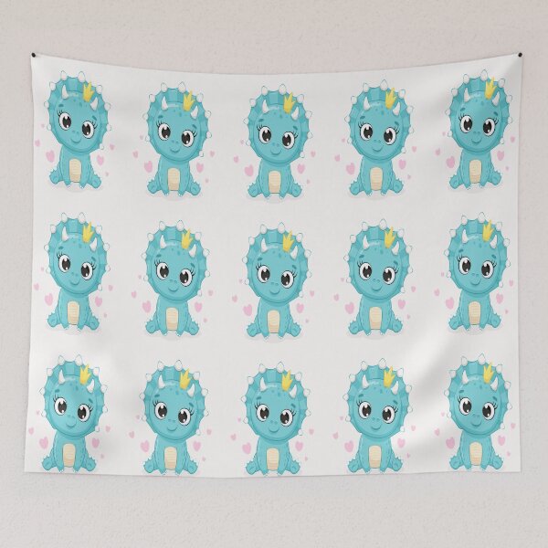 Item preview, Cool riddles Cute girl dinosaur with crown for kids sticker and classic T-SHIRT  designed and sold by angel1818.