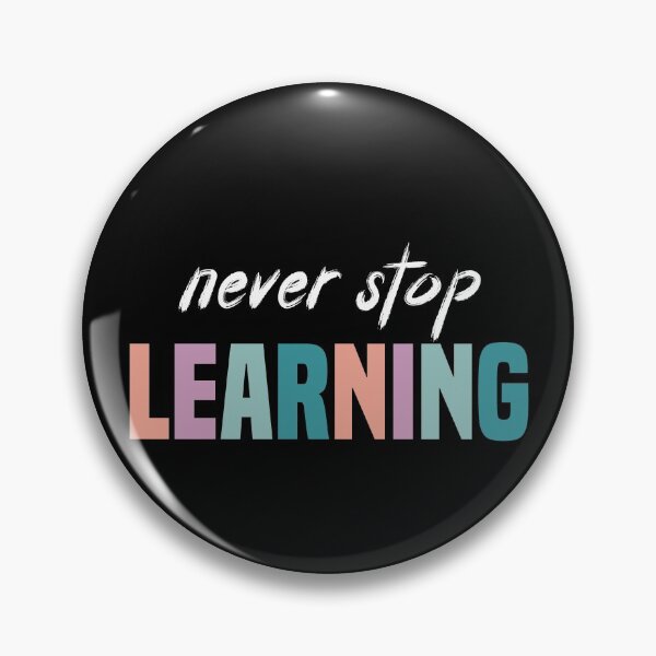 Item preview, never stop learning cute gift for Teacher - book lover -World teacher's Day - read a book day  designed and sold by QUEEN-WIVER.