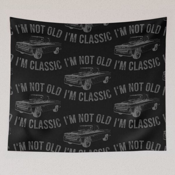 Item preview, I'm Not Old I'm Classic Retro Vintage Pickup Truck Muscle Car, Classic Retro Vintage Cars and Trucks designed and sold by CharJens.