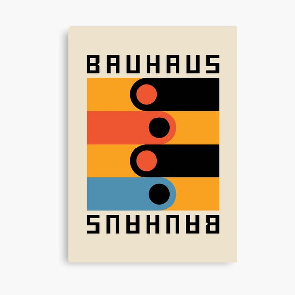 Item preview, Bauhaus homage Modern Gallery Abstract Colorful Shape Minimalist Print designed and sold by AtelierDiKoko.