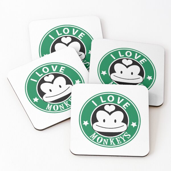 Item preview, I love monkeys designed and sold by thatsit-itslit.