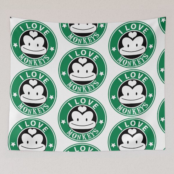 Item preview, I love monkeys designed and sold by thatsit-itslit.