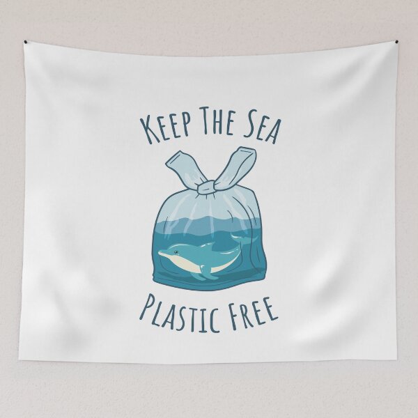 Item preview, Ocean Ban Plastic Pollution Keep the Sea Plastics Free  designed and sold by The Junto Shop.