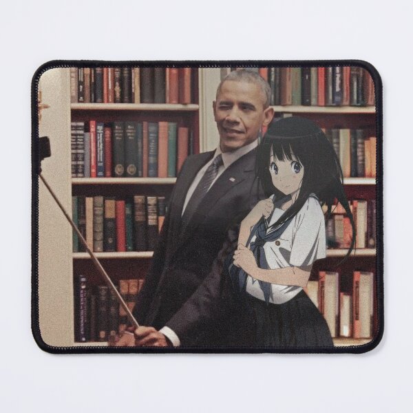 Item preview, Obama and his best friend Eru Chitanda designed and sold by Gangstas with Waifus.
