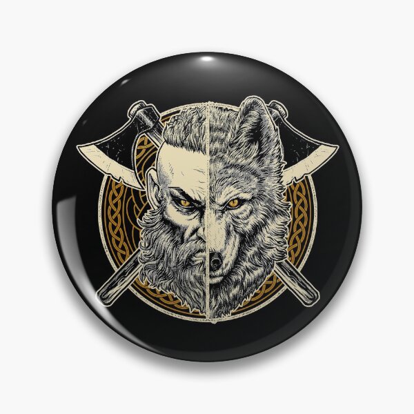 Item preview, Nordic Viking Wolf Ulfhednar Norse Pagan Warrior Ulfhedinn designed and sold by BluePagan.