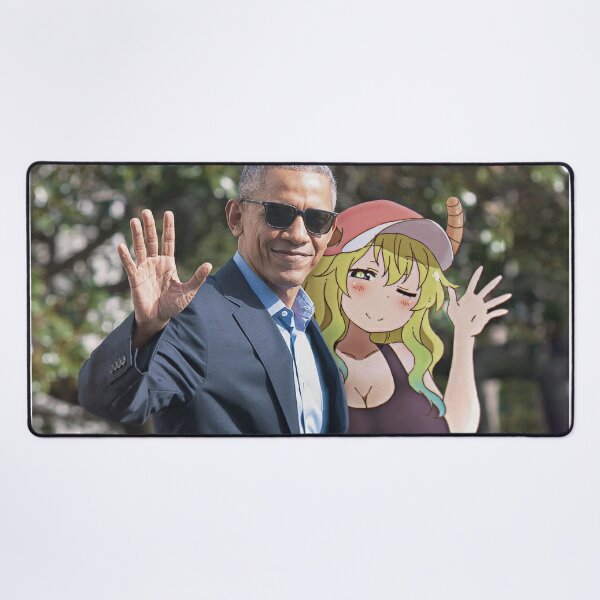 Obama's dragon maid Desk Mat