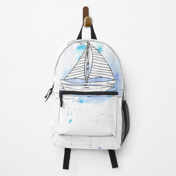 Item preview, Watercolor boat designed and sold by wunderfamily.