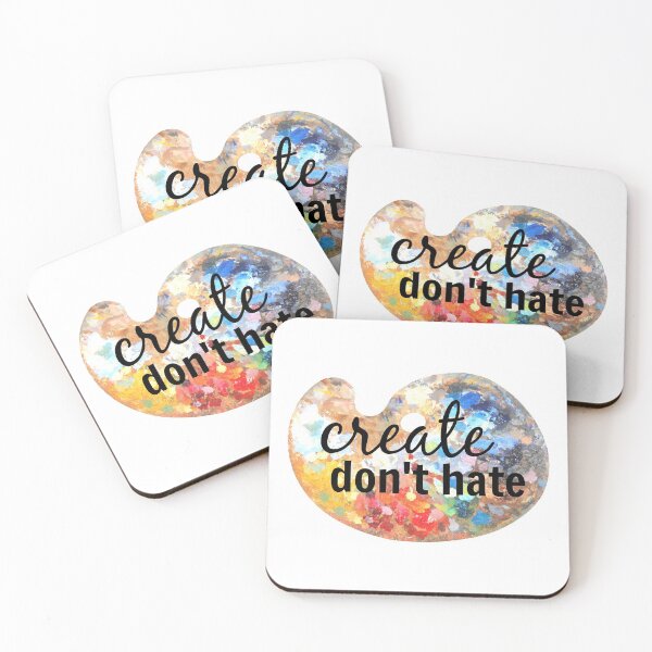 Item preview, Create Don't Hate designed and sold by Martini-Four.