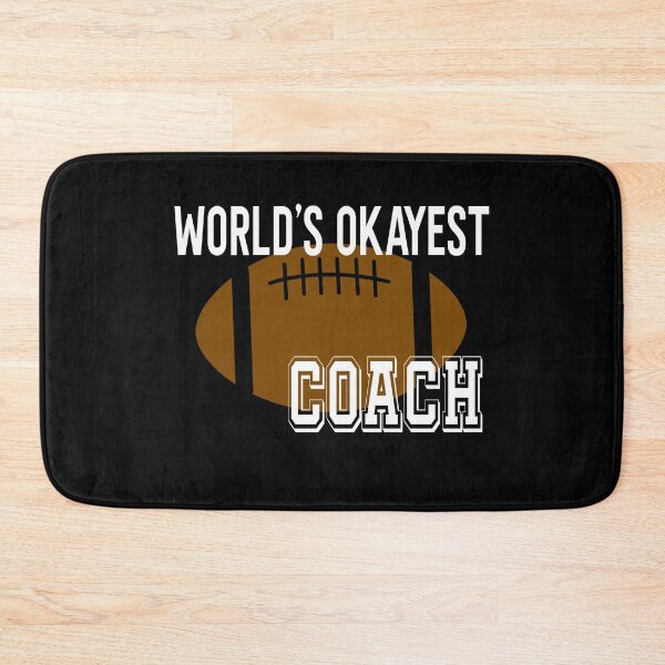 Item preview, World's Okayest Coach Funny American Football Coach designed and sold by ZiesMerch.