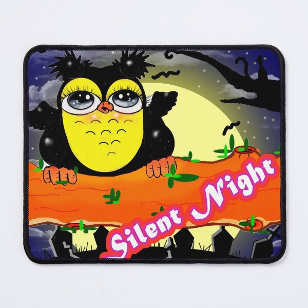 Item preview, Owl-silent night designed and sold by Shirley cute art .